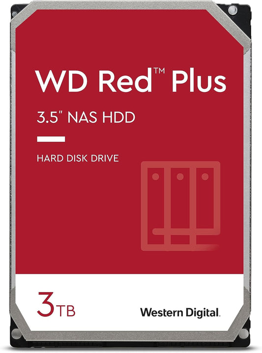 WD Red 3TB 3.5 Inch NAS Internal Hard Drive - 5400 RPM - WD30EFRX